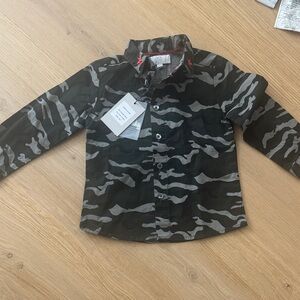 Kids Camouflage Button Down Shirt